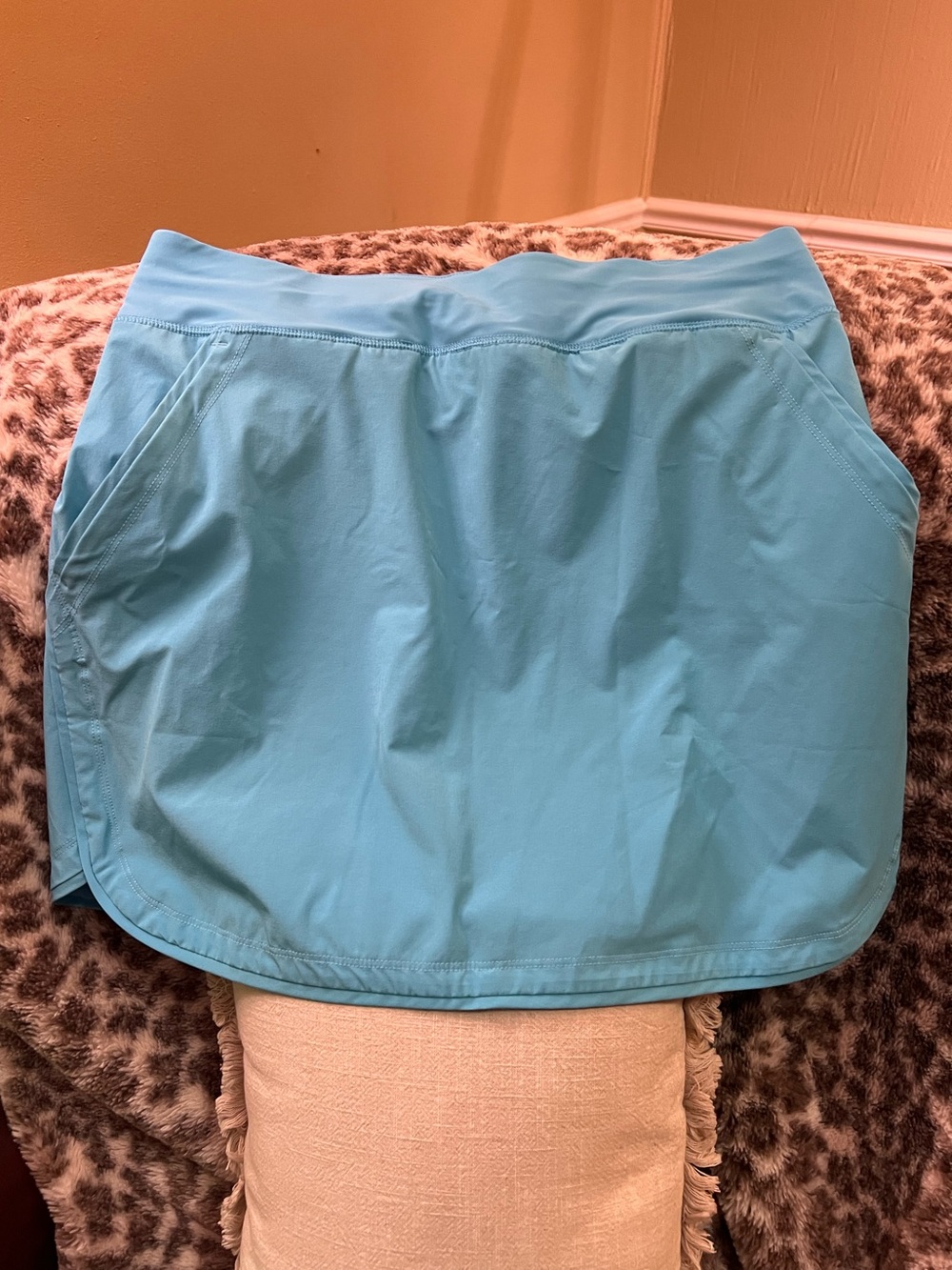 Lands' End womens 6P Athletic Skort swim skort woven quick dry fabric